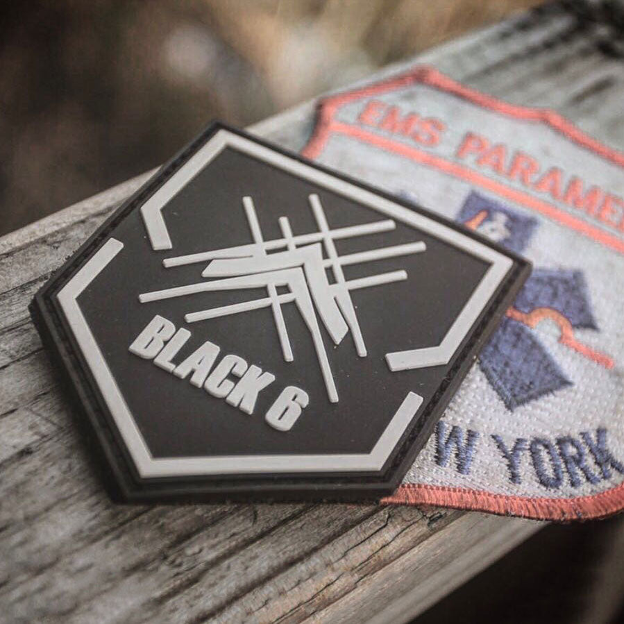 The Black 6 Project Rubber Patch